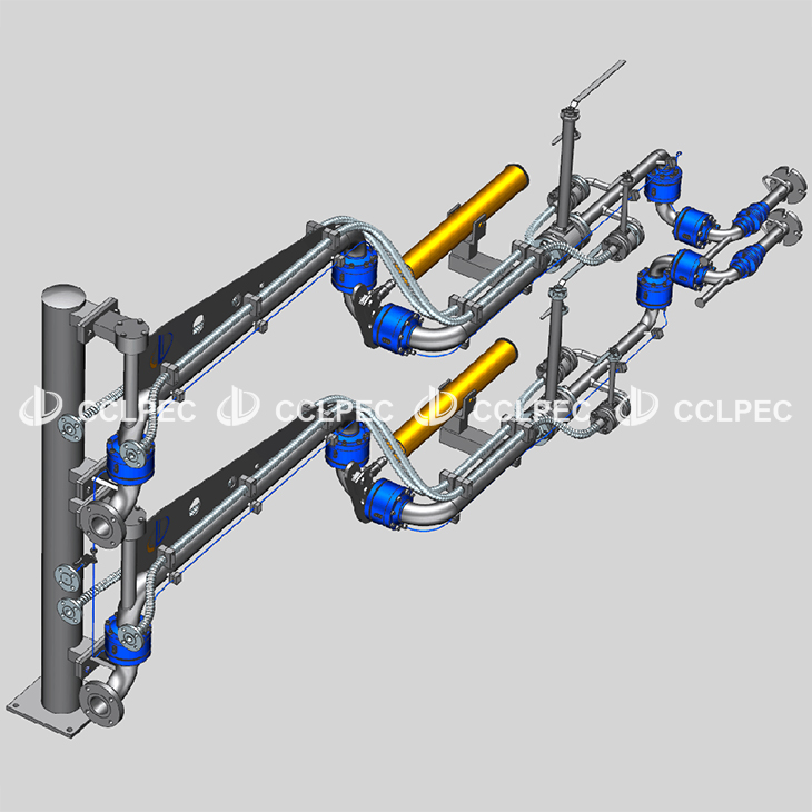 帶拉斷閥的液化天然氣裝卸臂