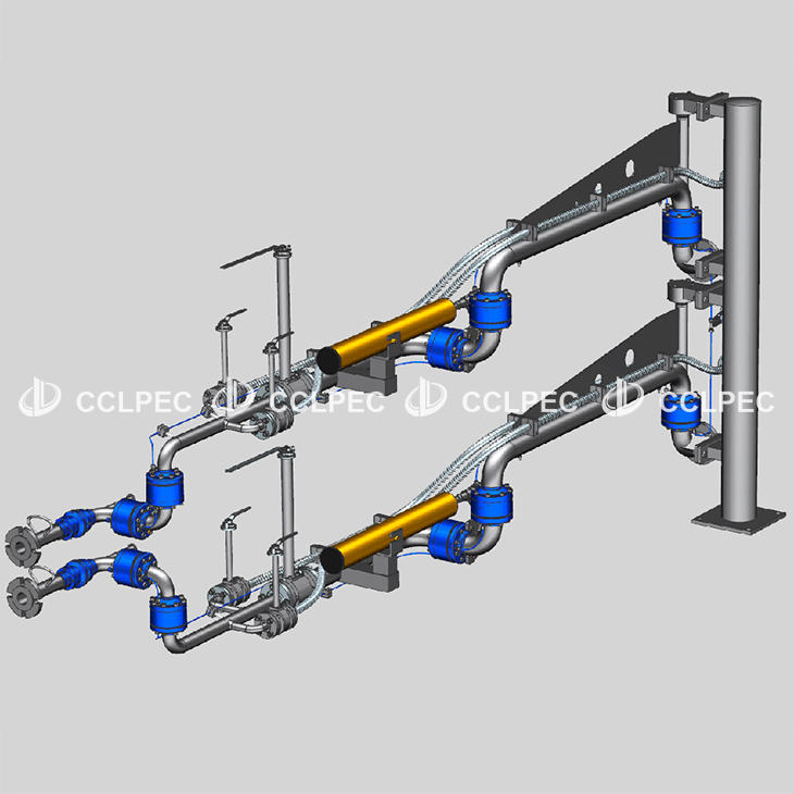 帶干斷接頭的液化天然氣裝卸臂